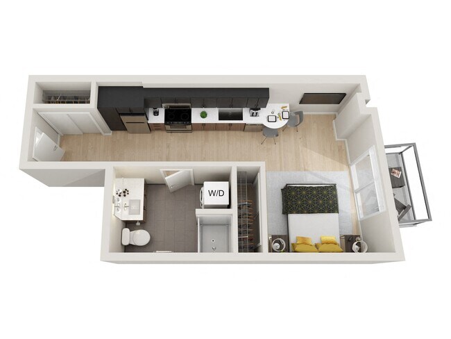 Studio F 710 floor plan
